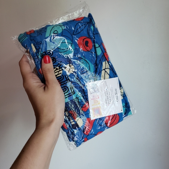NWT lularoe fancy fruit color contrast leggings - Picture 2 of 13